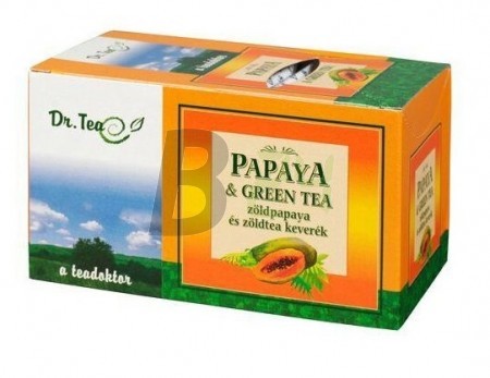 Dr.tea papaya+zöld tea 20 filter (20 filter) ML001491-14-10