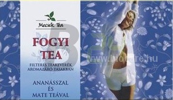 Mecsek fogyi tea ananász+mate tea filt. (20 filter) ML001804-14-1