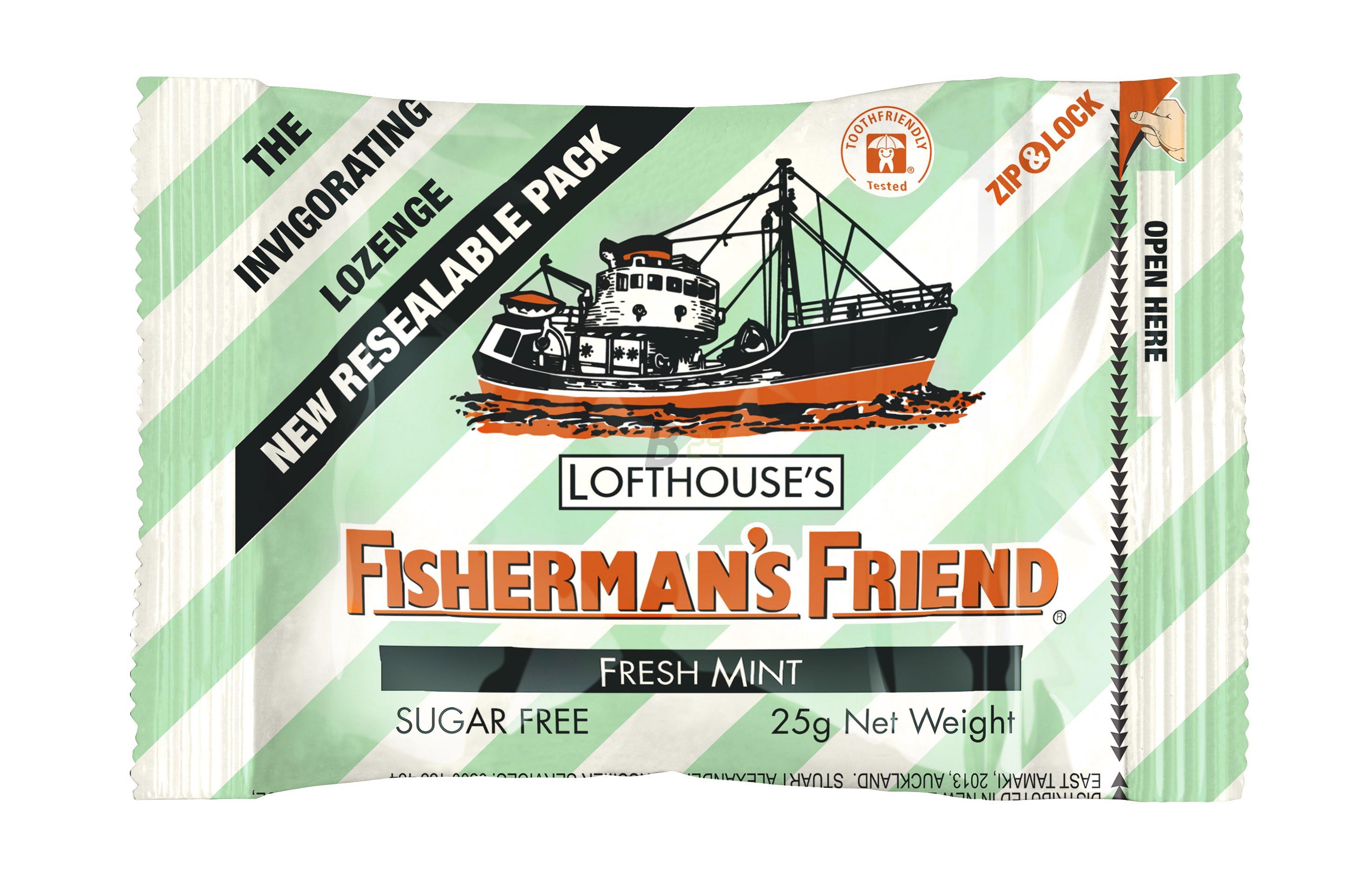 Fishermans friend cukorka zöld (25 g) ML018929-28-8