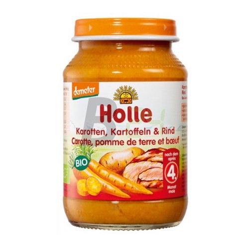 Holle bio bébiétel sárgarépa-burgonya (190 g) ML021617-10-3