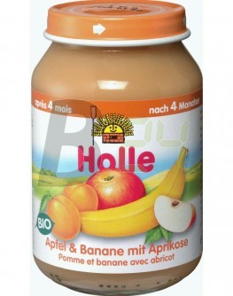 Holle bio bébiétel alma-banán-sárgabar. (190 g) ML021619-8-10