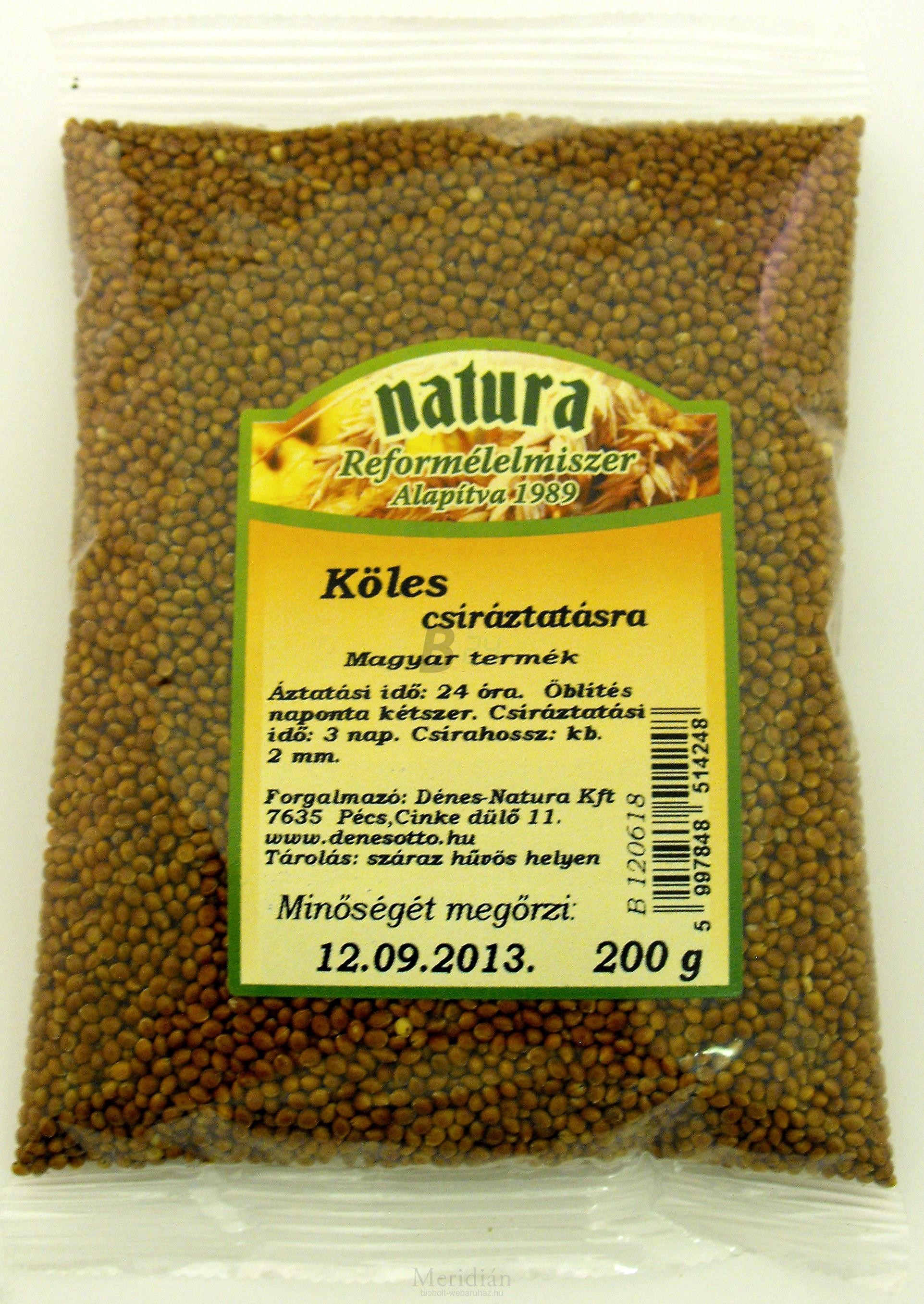 Natura köles csíráztatásra (200 g) ML023864-19-7