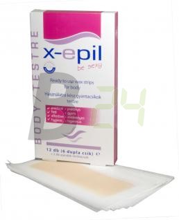 X-epil hideg szőrtelenítő gyantacsík (12 db) ML025363-23-10