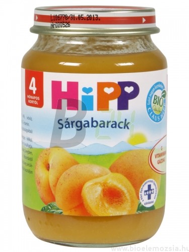 Hipp 4323 gyümölcs sárgabarack (190 g) ML030225-8-10