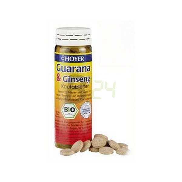 Hoyer guarana+ginseng rágótabletta (60 db) ML035871-35-4
