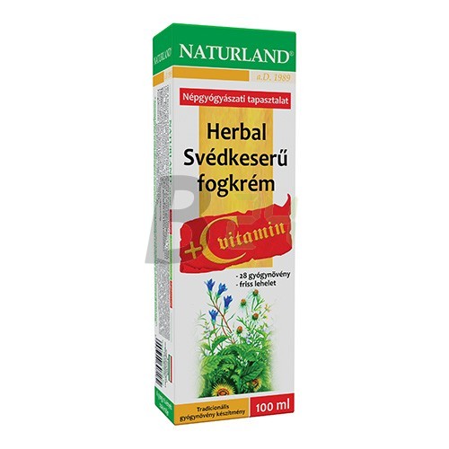 Naturland svédkeserü fogkrém+ c vitamin (100 ml) ML036632-21-4