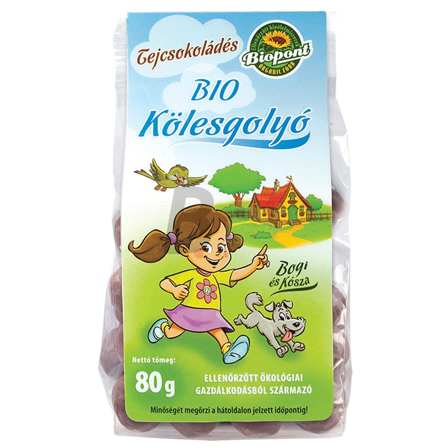 Biopont bio bogi tejcsokis kölesgolyó (80 g) ML042770-34-8