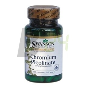 Swanson króm chromium picolinate kapsz. (100 db) ML043793-34-9