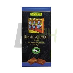 Rapunzel bio sötét tejcsokoládé (100 g) ML044123-21-2