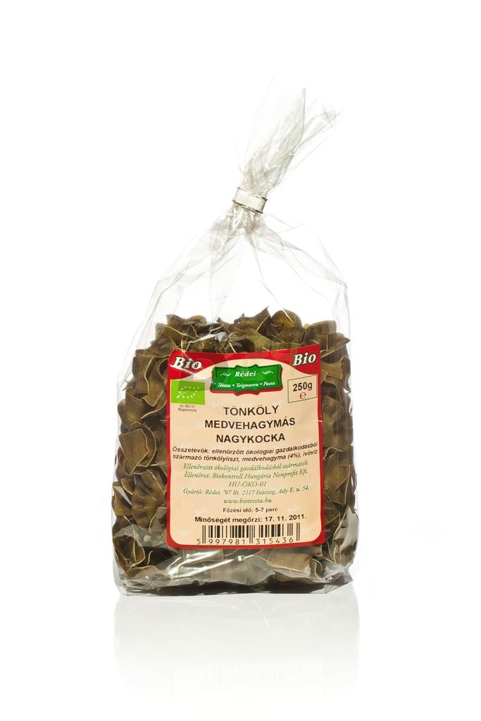 Rédei bio tészta medvehagymás nagykocka (250 g) ML046068-9-3