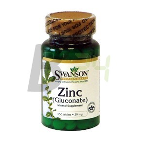 Swanson cink 30mg tabletta (250 db) ML051538-34-9