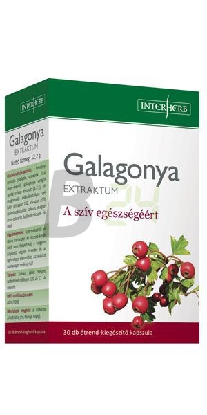 Interherb galagonya extraktum (30 db) ML051632-17-7