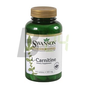 Swanson l-karnitin tabletta 100 db (100 db) ML054940-18-9