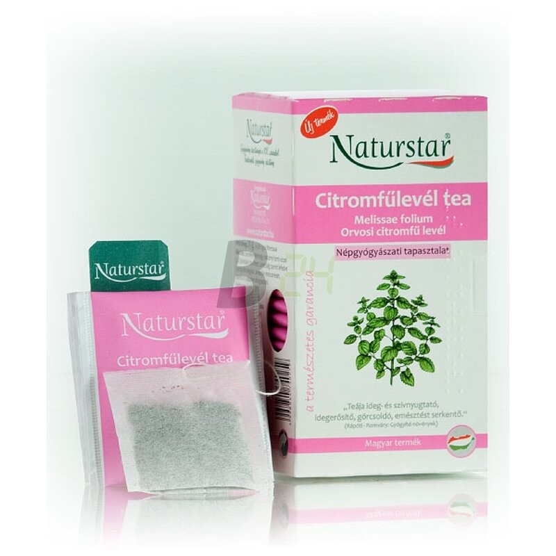 Naturstar citromfűlevél filteres tea (25 filter) ML054947-39-6