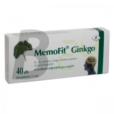 Memofit ginkgo filmtabletta (40 db) ML061472-33-4