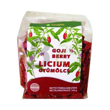 Trendavit goji berry lícium gyüm. 100 g (100 g) ML062727-19-5