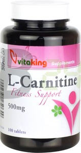 Vitaking l-carnitine tabletta 100 db (100 db) ML068346-18-10