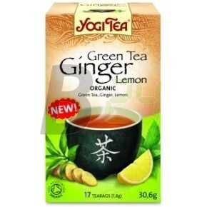 Yogi bio zöld tea gyömbér-citrom 17 db (17 filter) ML070127-12-4