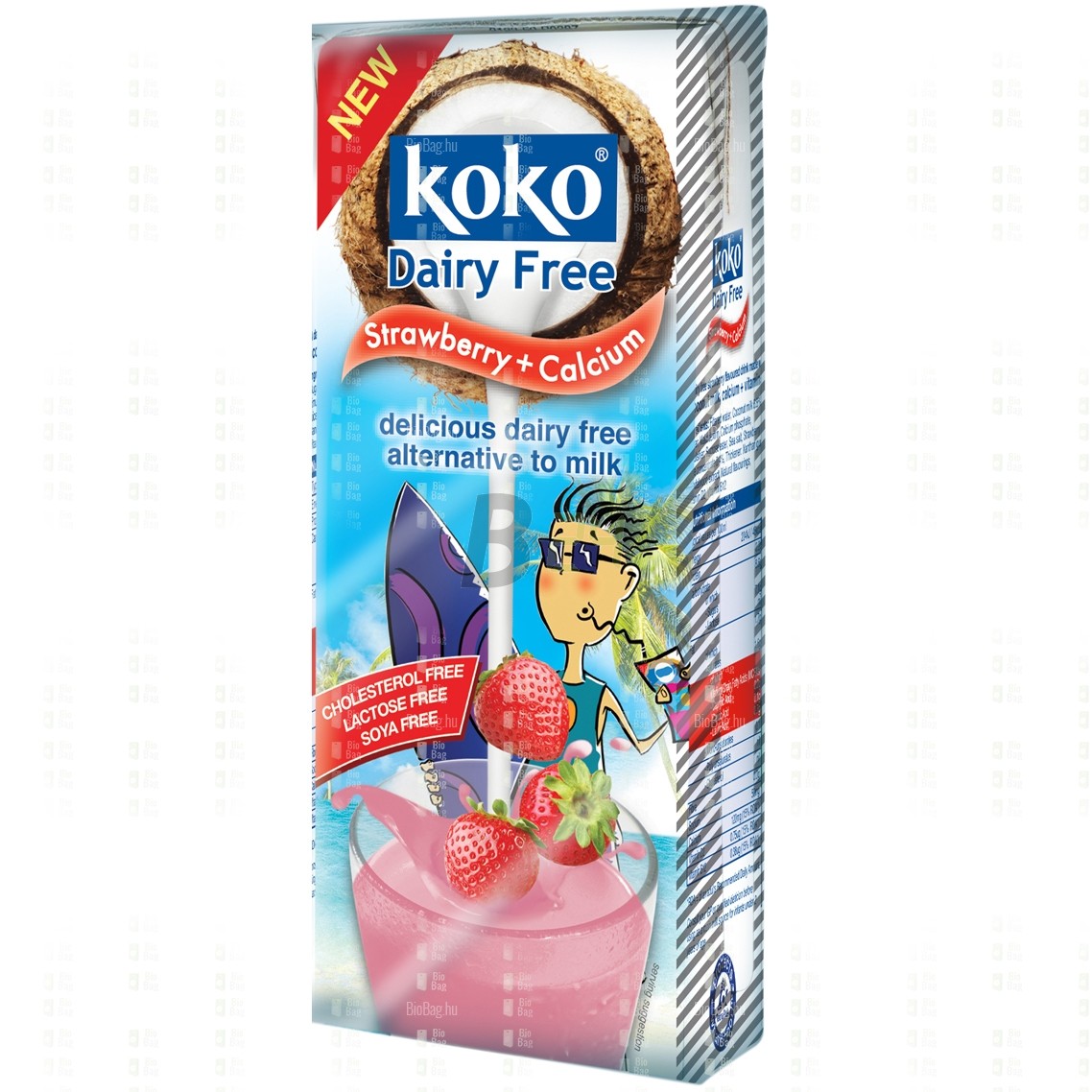 Koko kókusztej ital epres 250 ml (250 ml) ML072467-5-8