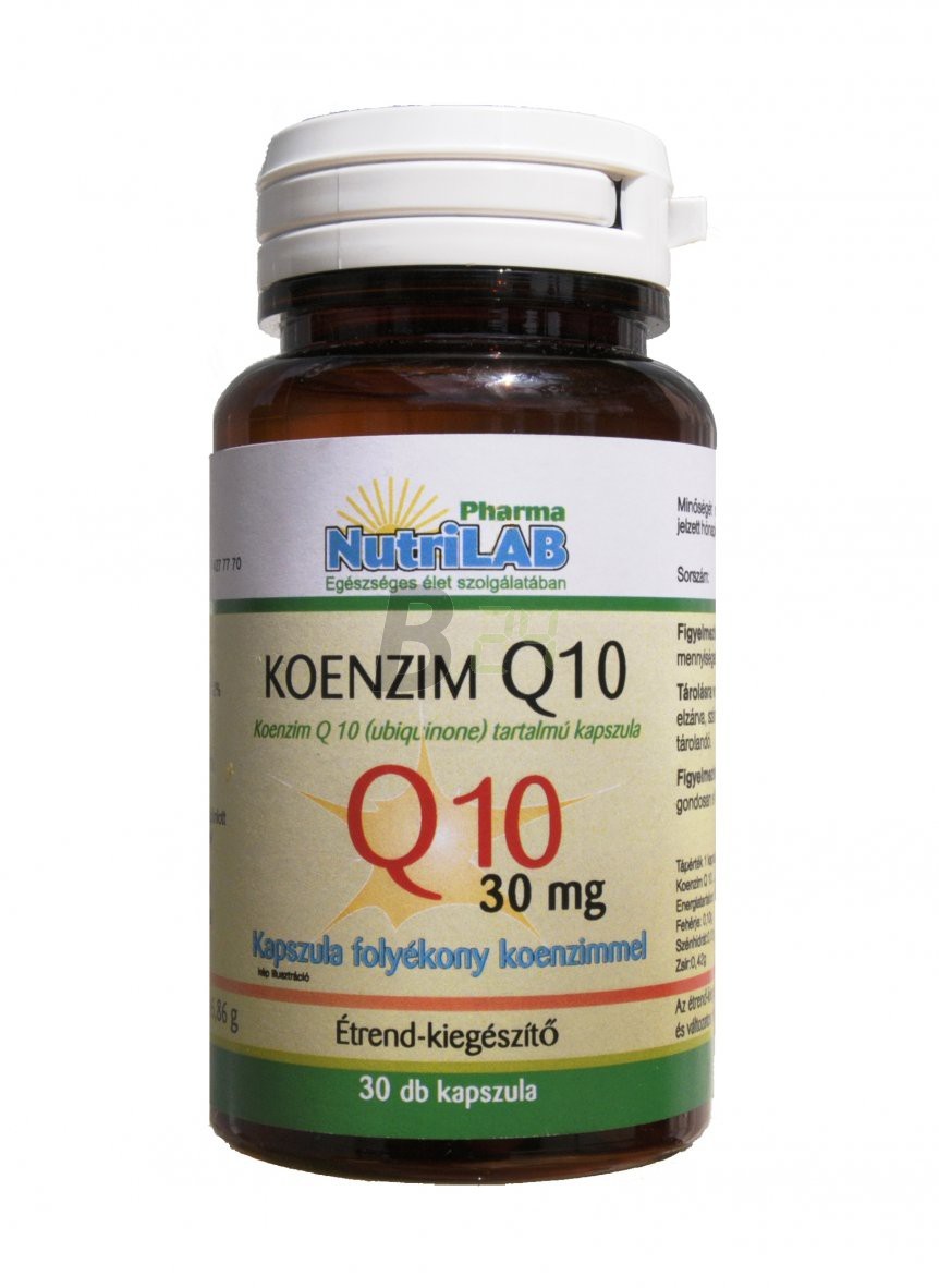 Nutrilab koenzim q10 kapszula (30 db) ML072543-17-6