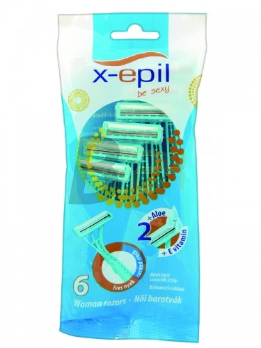 X-epil női borotva 2 pengés 6 db (6 db) ML073843-23-6