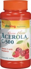 Vitaking c-500 acerola rágótabletta 40db (40 db) ML075066-18-10
