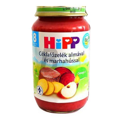 Hipp 6440 céklafőzelék almával-marhahús. (220 g) ML075268-8-10