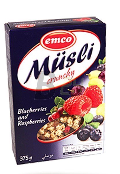 Emco müzli áfonya-málna (375 g) ML075327-30-2