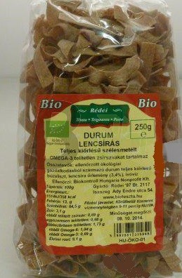 Rédei bio tészta lencsírás barna szélesm (250 g) ML075389-9-3