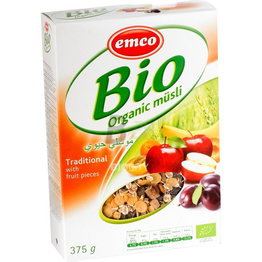 Emco bio müzli hagyományos (375 g) ML075651-18-2