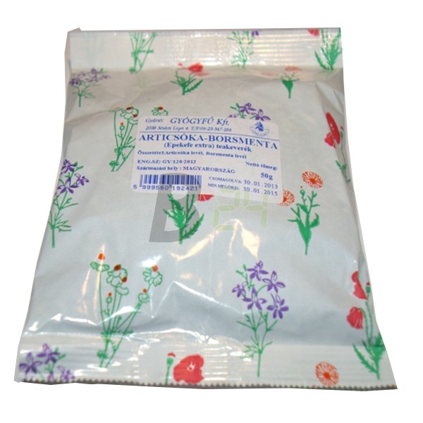 Gyógyfű articsóka-borsmenta teakeverék (50 g) ML076151-12-10