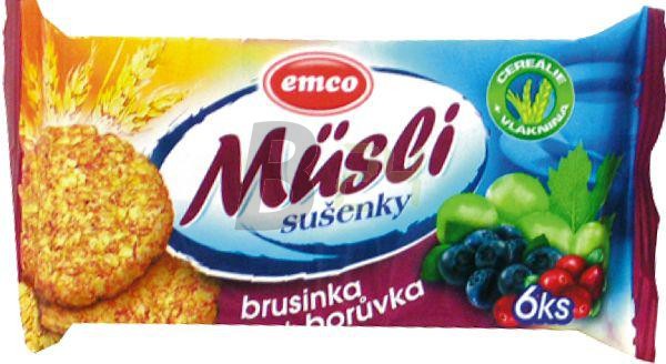 Emco müzlikeksz fekete és tőzegáfonyával (60 g) ML076451-27-9