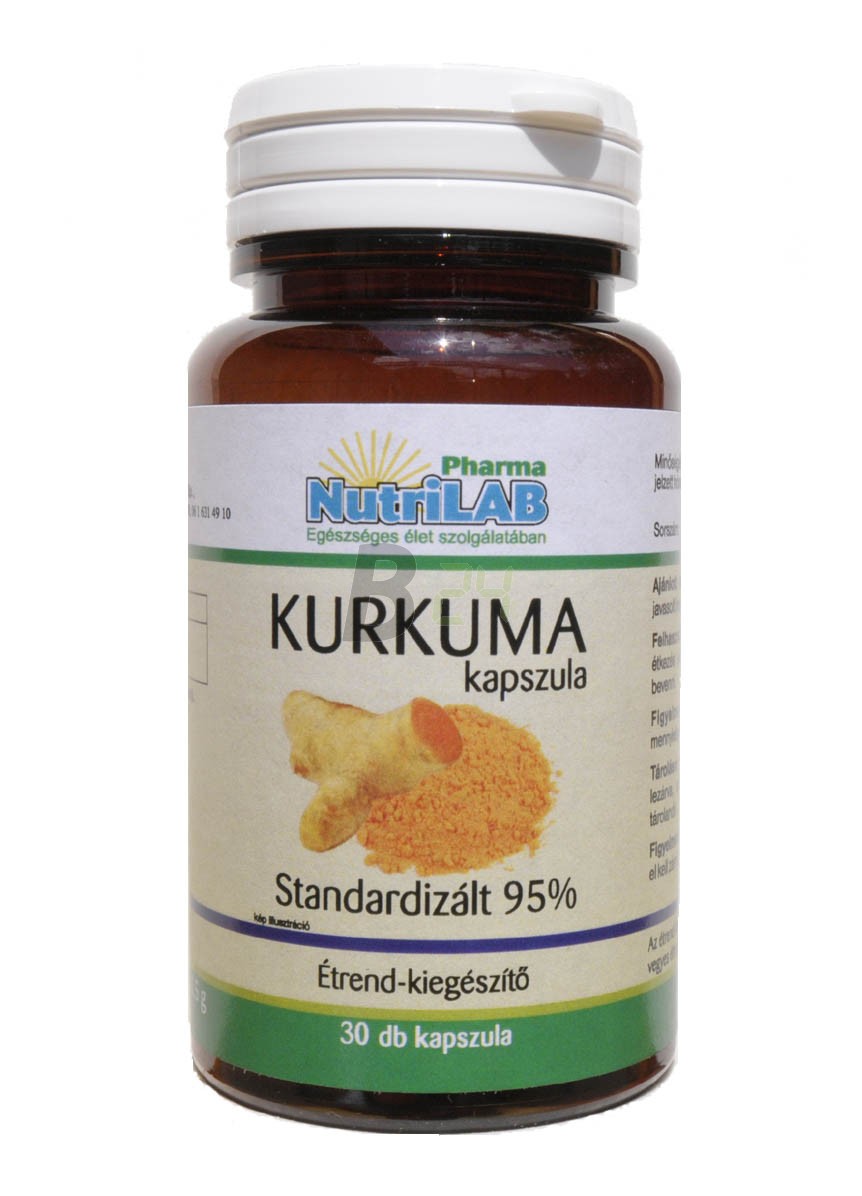 Nutrilab kurkuma kapszula (30 db) ML076455-17-6