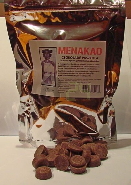 Menakao csokoládé pasztilla 70 %-os (250 g) ML076600-21-5