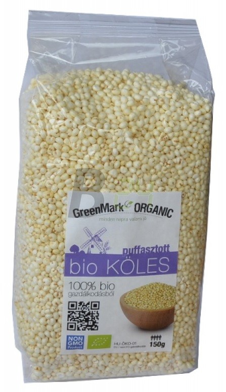 Greenmark bio puffasztott köles (150 g) ML078022-31-11