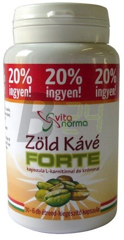 Vita norma zöld kávé forte kapszula (30 db) ML078364-34-2