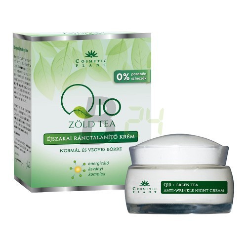 Cosmetic p. q10-zöld tea éjszakai ránct. (50 ml) ML078906-29-3