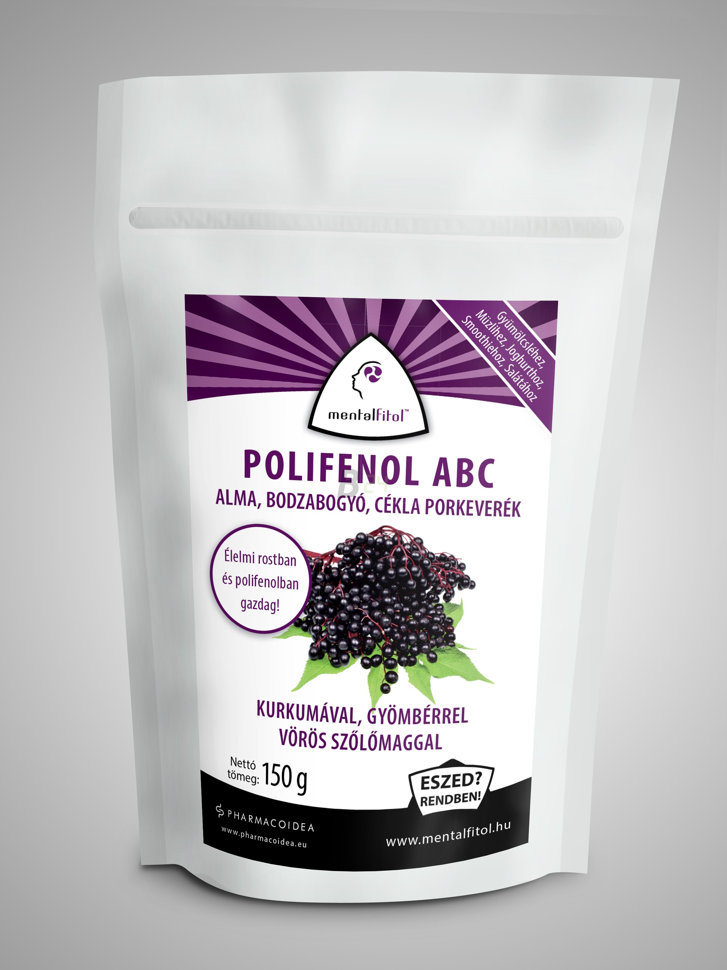 Mentalfitol polifenol abc őrlemény (150 g) ML079430-16-9