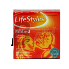 Lifestyle óvszer ribbed 3 db (3 db) ML003343-23-1